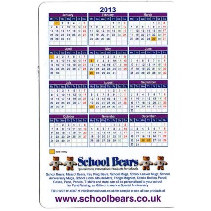 school calendar magnets