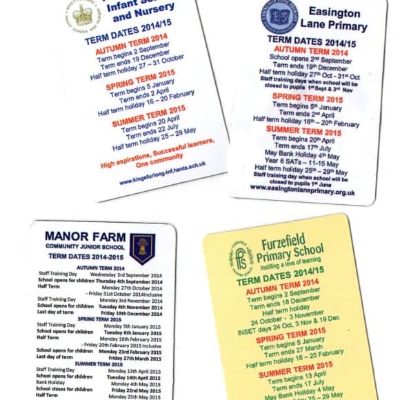 Term Dates Fridge Magnets