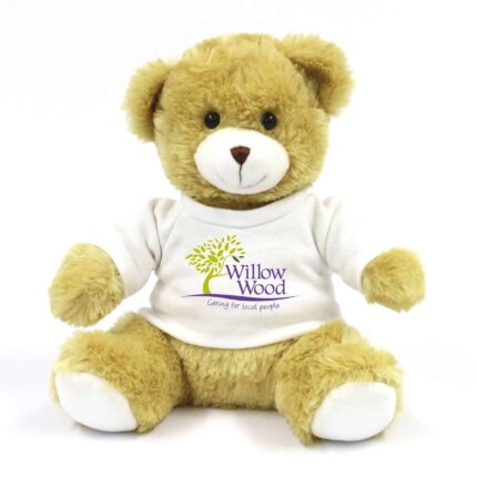 Willow Wood white t-shirt on Elizabeth Bear