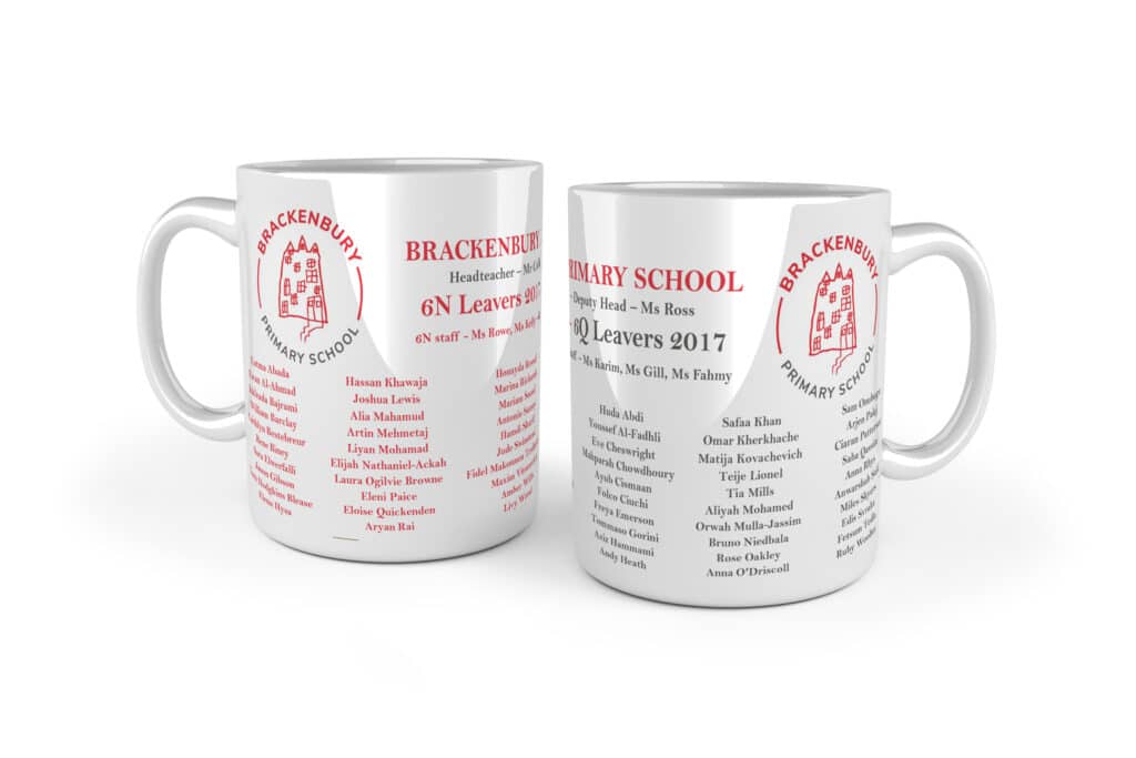 Year 6 leaver's Mugs 2017