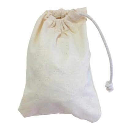 small drawstring bag