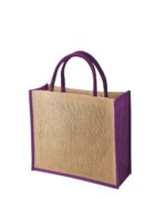 Tembo Jute bag purple