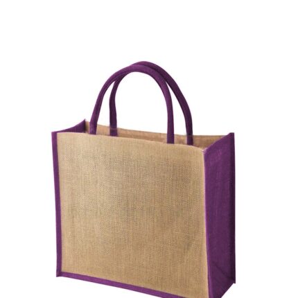 Tembo Jute bag purple