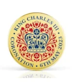 King Charles Coronation Pin Badge