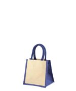 mini jute blue sides