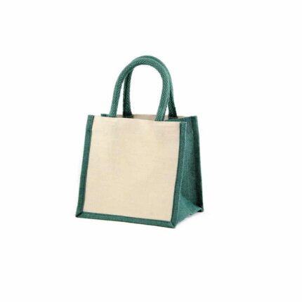 mini jute green sides