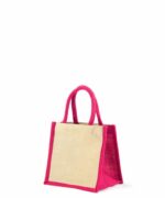 mini jute pink sides