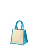 mini jute turquoise sides