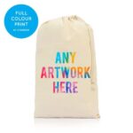 large natural drawstring