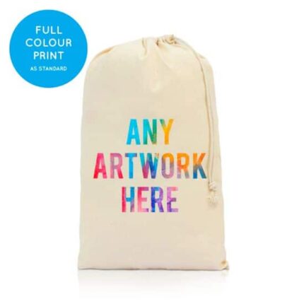 large natural drawstring