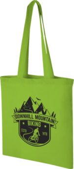 lime green madras tote bag