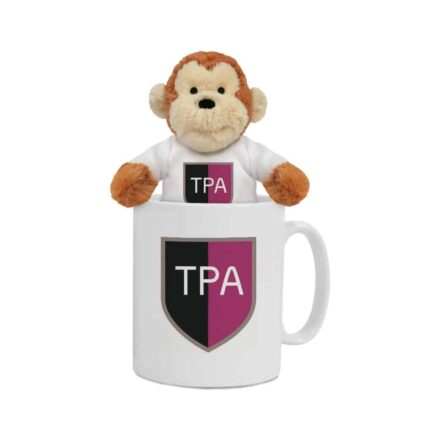 monkey teddy in mug