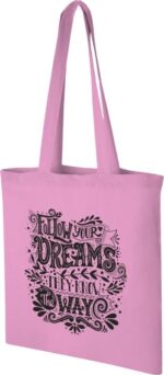 pink madras tote bag