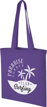 Carolina coloured cotton tote bag 7L - Image 2