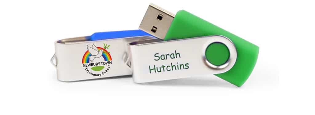 USB Twister with name