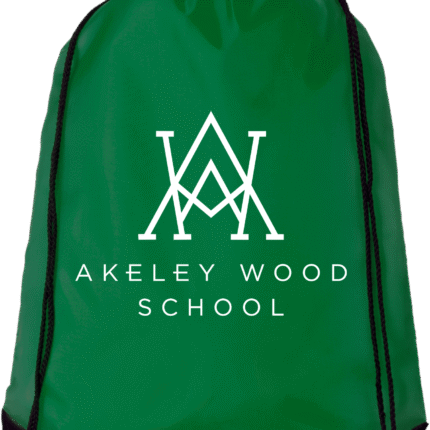 oriole drawstring green bag