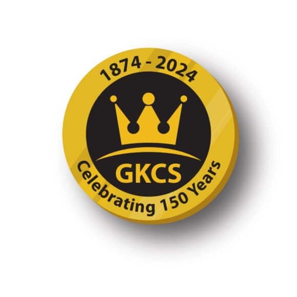 Anniversary pin badge