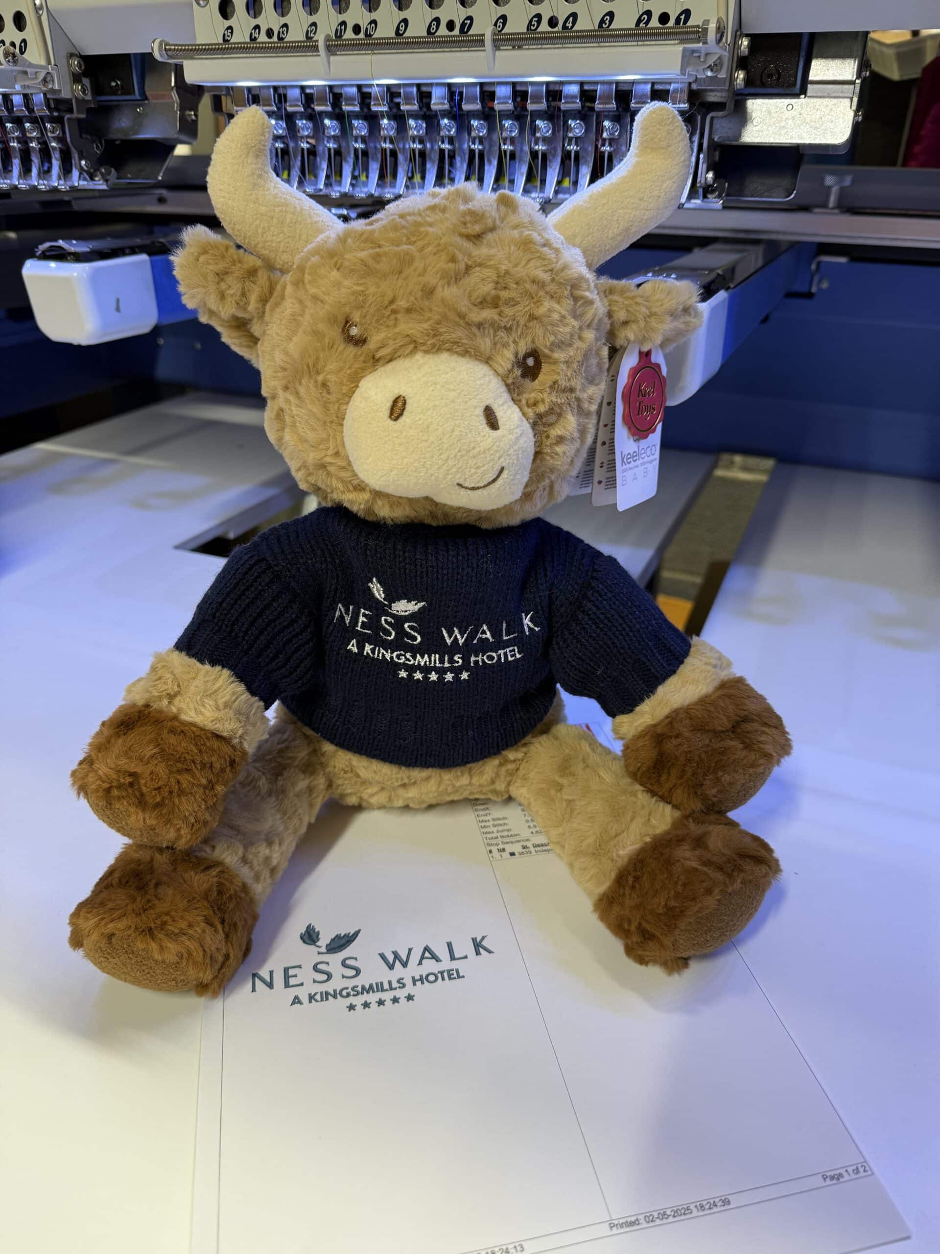 IMG_9948 Personalised Eco Highland Cow Teddy - Image 1