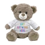 20cm Personalised Teddy Bear Catherine Grey - Image 2