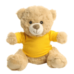 20cm Catherine Brown Bear with coloured t-shirt - Image 2